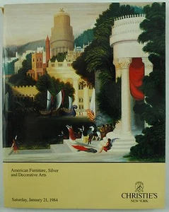 Christie's American Furniture Silver Decorative Art Auction Catalog Jan 1984 - Picture 1 of 10