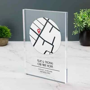 Personalised Location Map Print Memory Map Gift - Picture 1 of 14