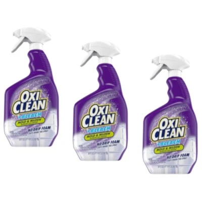 OxiClean No Drip Foam Mold & Mildew Spray, 30 Ounce - Pack of 3 - Image 1 of 4