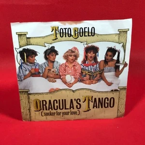 TOTO COELO Dracula's Tango Sucker For Your Love 1982 UK 7" vinyl single 45 - Picture 1 of 4