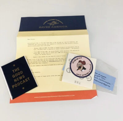 Cards Against Humanity The Good News Podcast w/ Stickers Norway Dogs Yay - Image 1 of 4