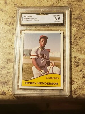 TCMA Rickey Henderson GM 1979 8,5 Foto 1 de 4