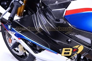 2009 - 2014 BMW S1000RR Upper Side Fairing Badge Holders Cowl 100% Carbon Fiber - Bild 1 von 7