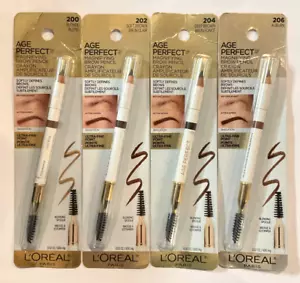 BUY1, GET1 AT 20% OFF (add 2 to cart) L'oreal Age Perfect Magnifying Brow Pencil - Picture 1 of 9
