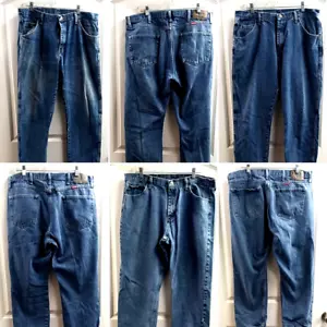 3 PARES DE JEANS WRANGLER PARA HOMBRE 38 X 29 JEANS AZULES DENIM CORTE REGULAR - Imagen 1 de 21
