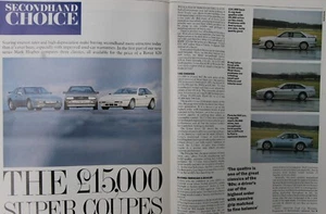 Original 1990 AUTOCAR EXTRAHIERT GRUPPENTEST AUDI QUATTRO LOTUS EXCEL PORSCHE 944 - Bild 1 von 1
