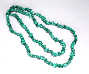 Malachite Green Gemstone Beaded Necklace - Picture 1 of 4