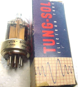 1 NOS Tung-Sol JAN-6146W RF Power Tube Fil 6.3 V 750V Plate Tested Mil Min  2400 - Picture 1 of 6