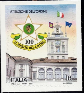 Italy 2023 MNH. Centenary of the "Star of Merit for Work". Sc 4001. - Picture 1 of 1