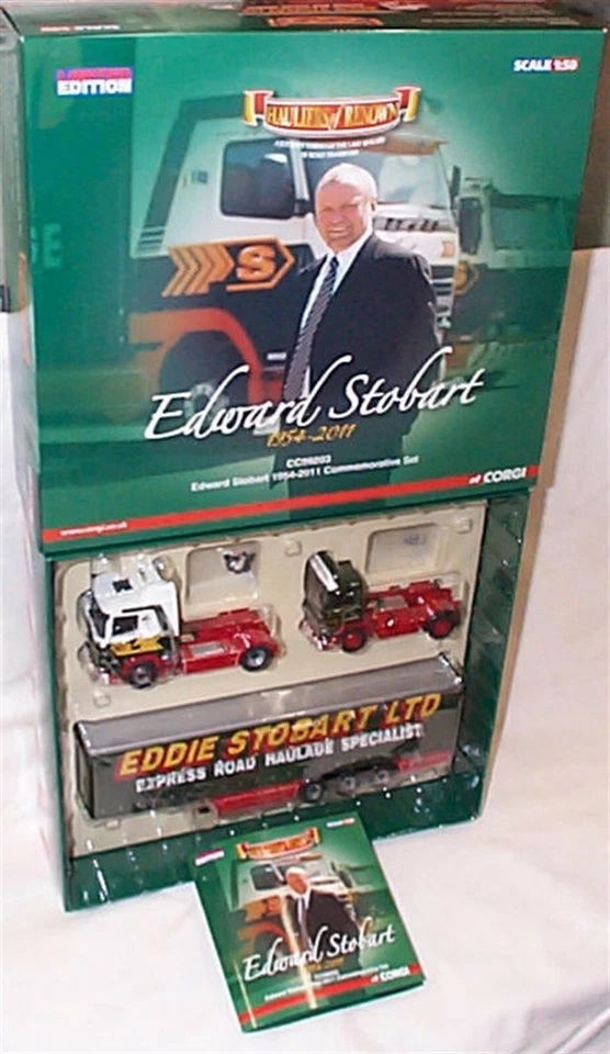 Edward Stobart 1954-2011 Commemoratice Set Scania 4 with trailer Scania 111 new - Image 1 of 1