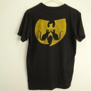 Wu-Tang Clan Women's T-Shirt Felinious Feline Black Medium Cats Short Sleeve - Picture 1 of 5