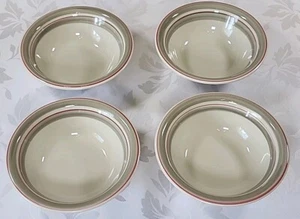 JMP Chromatics Bande Grigie Gres Japan Set 4 pz 7 ciotole per cereali/zuppe da 1/2" - Foto 1 di 6