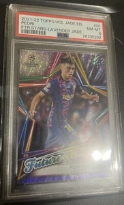 Pedri 2021-2022 Topps Ucl Jade Future Stars Lavender Jade /15 - Picture 1 of 2