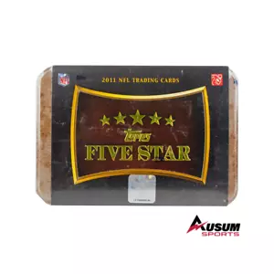 2011 Topps Five Star Football NFL Factory Sealed Trading Cards 1-Pack Hobby Box - Picture 1 of 3