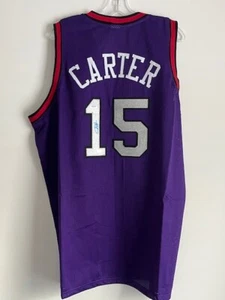 Vince Carter Autographed Toronto Raptors Jersey PSA/DNA and Mounted Memories COA - Picture 1 of 8