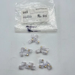 Stewart Connector 940-SP-3066-B25, 6x6 Preins Module Plug, Clear, 25 Ct - Picture 1 of 3