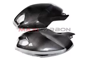 Fiancate serbatoio carbonio Ducati Monster 696-796-1100/Tank side panels carbon - Foto 1 di 5
