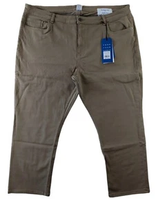 F#%K YOUR KHAKIS 46x30 The Perfect Jean Athletic Fit Dark DENKHAKI NWT - Picture 1 of 8