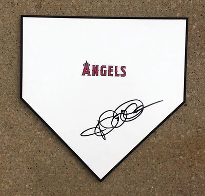 Placa de béisbol autografiada firmada por Jered Weaver de Los Angeles Angels #36 ¡CERTIFICADO DE AUTENTICIDAD! Foto 1 de 2
