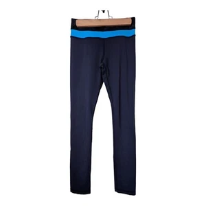 Lululemon Workout Legging Damen Größe 4 Marineblau Slim Fit  - Bild 1 von 5