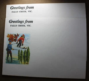 * 1960'S? GREETINGS FROM FALLS CREEK 2 ENVELOPES #YAD84 - Picture 1 of 5