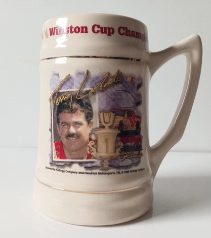 TERRY LABONTE NASCAR Kellogg's 1996 Winston Cup Champion Stein Mug Cover