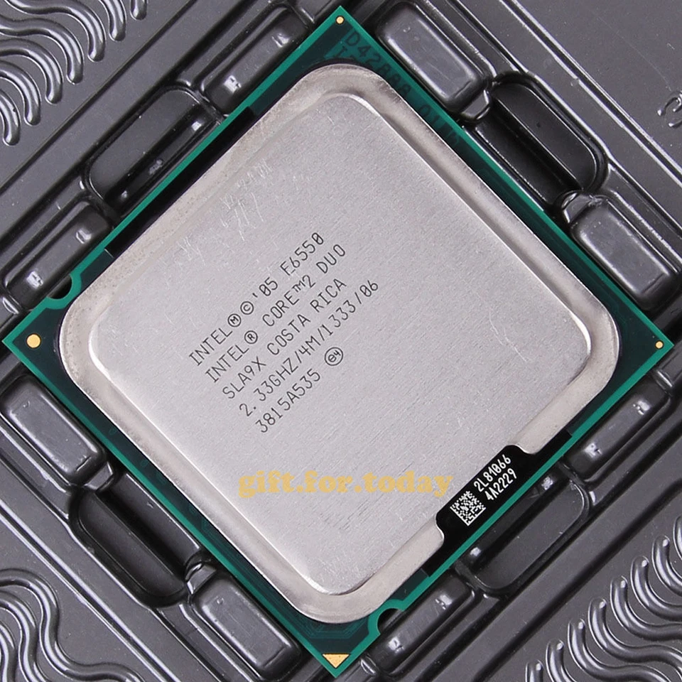 Original Intel Core 2 Duo E6550 2.33 GHz Dual-Core (BX80557E6550) Processor CPU - Image 1 of 1
