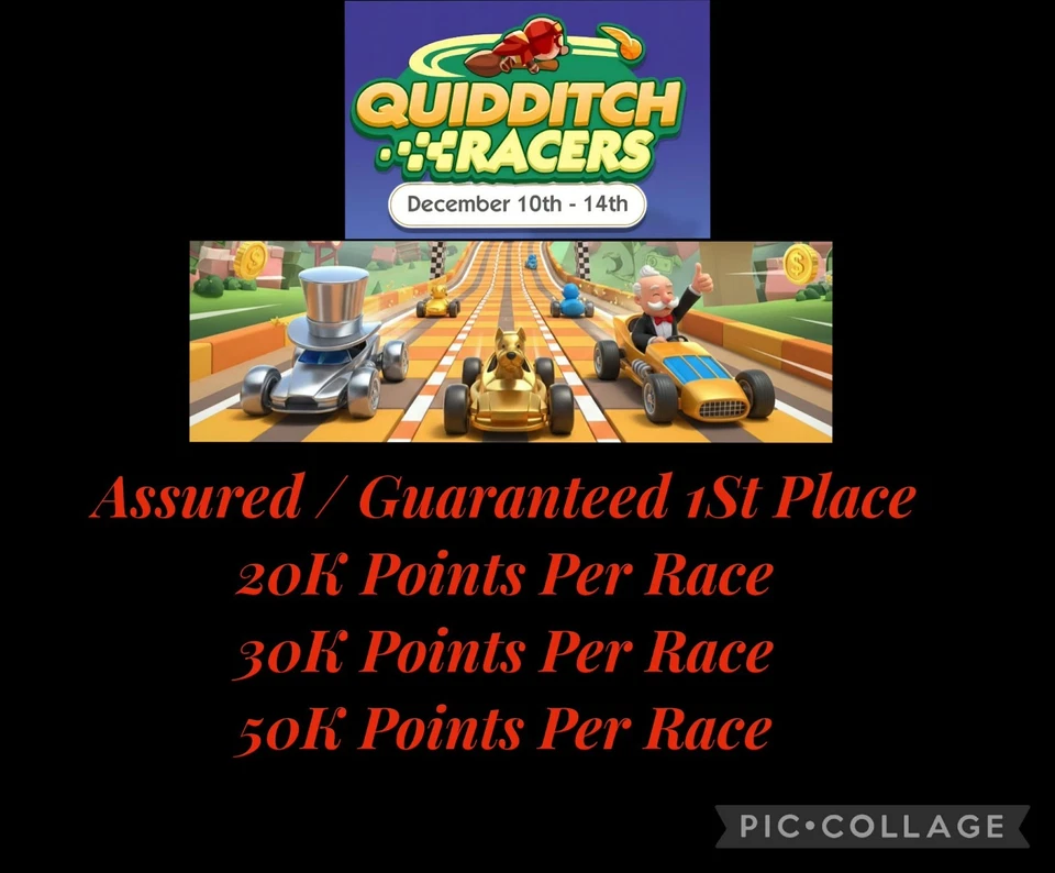 💫 Mono_poly Go Tycoon Racer Llevar Asegurado 1er Lugar Recompensa y 20K/30K/50K Puntos Foto 1 de 1