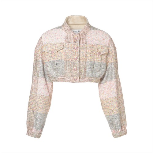 Giacca Chanel Coco Button 24 anni Poliestere 38 Donna Multicolore P76275V68067