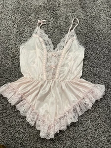 Vintage Fredericks Of Hollywood Lingerie Teddy Bodysuit Women’s Medium Nylon - Picture 1 of 11