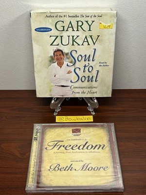 Beth Moore : An Invitation to Freedom + Gary Zukav : Soul To Soul (CD Set) New ! Foto 1 de 4