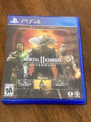 Mortal Kombat 11: Aftermath Kollection — Sony PlayStation 4 PS4, 2 протестированных диска - Изображение 1 из 4