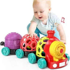 Baby Car Toys for 1 Year Old Boy Gifts, Musical Train Toy Toddlers 1-3... - Picture 1 of 6