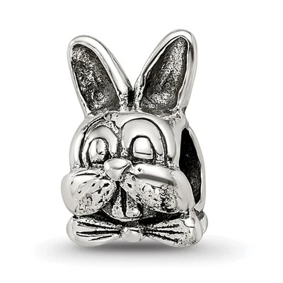 Cuentas de conejito de Pascua Silver Reflections QRS1428 Foto 1 de 4