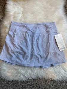 Lululemon Pace Rival Mid-Rise Skirt 6 Pastel Blue PSLB - Picture 1 of 4