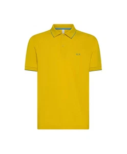 SUN68 Polo Uomo A35110 PE 2025 cotone regular con dettaglio small stripes 23 GIA - Foto 1 di 2