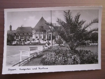AK - Zoppot b. Danzig - Kurgarten, Kurhaus - 1943 - Bild 1 von 2