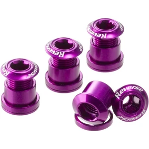 Reverse Chainring Bolt Set, 4pc - Purple - Picture 1 of 1