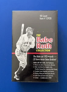 1992 Megacards The Babe Ruth Collection Factory Sealed Box 48 Packs - Picture 1 of 6