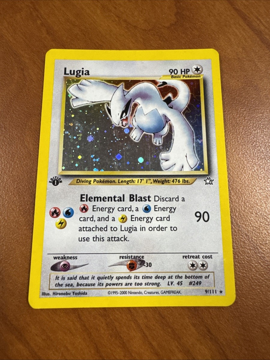 Lugia Pokémon TCG Individual Trading Card Games Neo Genesis