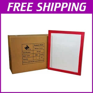 20x24 Inch Aluminum Silk Screen Frames 160 White Mesh 6 Pack - Picture 1 of 6