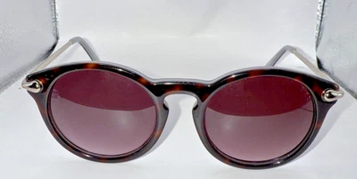 Очки солнцезащитные Anthropologie ETT TWA Jasmin черепаховая круглая оправа коричневые линзы богемное - Изображение 1 из 4