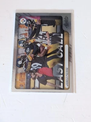 2022 Panini Absolute Last Call Steelers James Pierre  - Image 1 of 2
