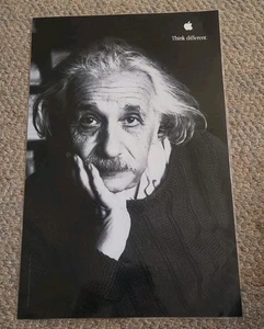 Vintage Apple 11x17 Think Different laminiertes Poster Albert Einstein - Bild 1 von 5