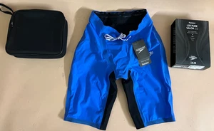 Speedo Fastskin LZR Pure Valor 2.0, emisión de cintura alta - azul/negro talla 30 - Imagen 1 de 23