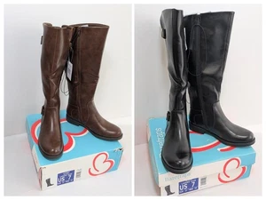 NIB! Baretraps Women's Carmen Riding Boots Jet Black $79 Choose Size & Color - Picture 1 of 11
