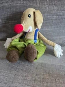 IKEA a Dog KLAPPAR Circus Cirkus Clown with Mouse 12" Retired Plush b271 - Picture 1 of 10