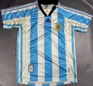 Argentina 1998/1999 Adidas Home football shirt Soccer jersey size L - Picture 1 of 5