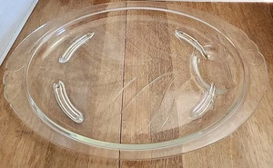 Pyrex Tree of Life Footed Meat Serving Platter 815 B-R  14 1/2" X 10 1/4" - Picture 1 of 5