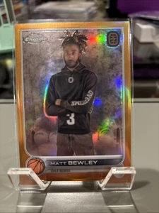 2023 Topps chrome OTE basketball Matt Bewley Orange/25 - Picture 1 of 5